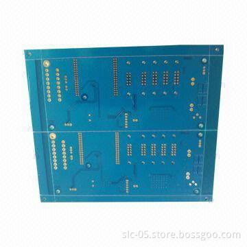 Double-sided PBCs, 1/1oz, FR4 Base Material with soldermask bule and HASL LF